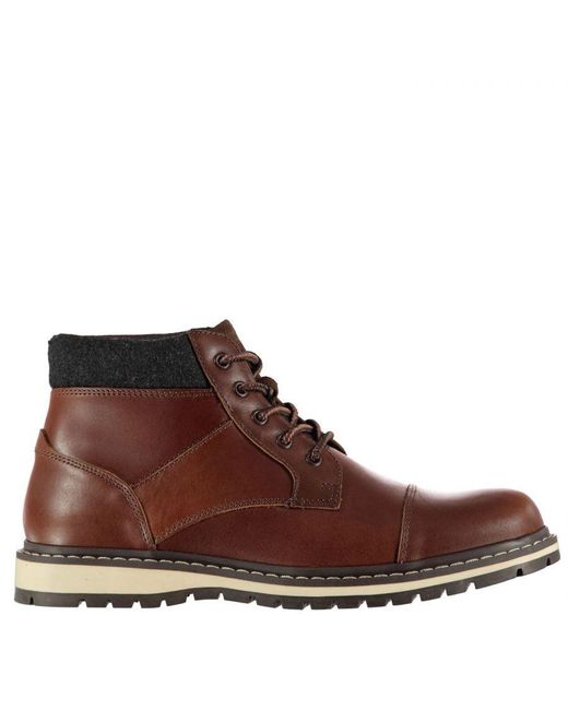Firetrap Aubin Boots Leather in Brown for Men | Lyst UK