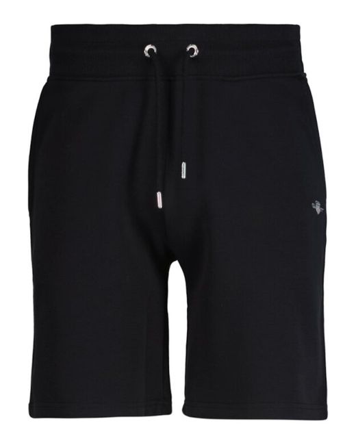 Gant Blue Regular Fit Shield Logo Sweat Shorts for men