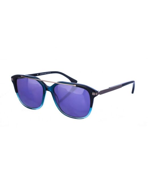 Armand Basi Blue Rectangular Shaped Sunglasses Ab12306