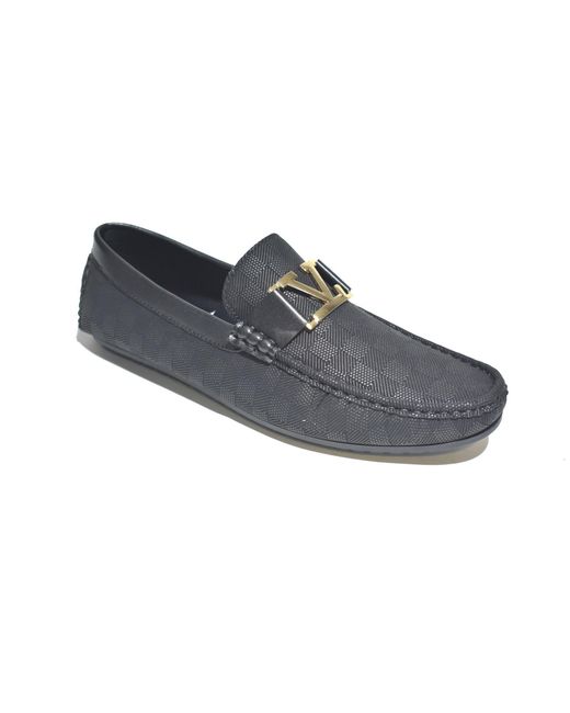 Premier Collective Black Ivan Slip On Loafers for men
