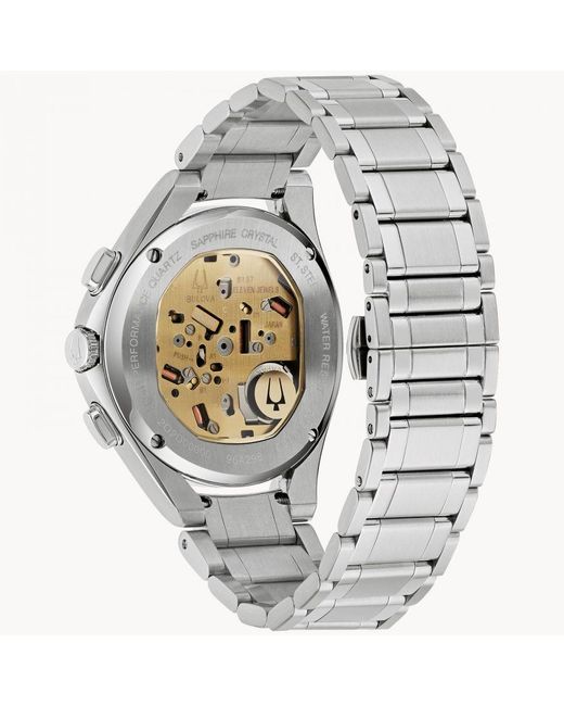 Bulova Gray Curv Watch 96A298 Stainless Steel (Archived) for men