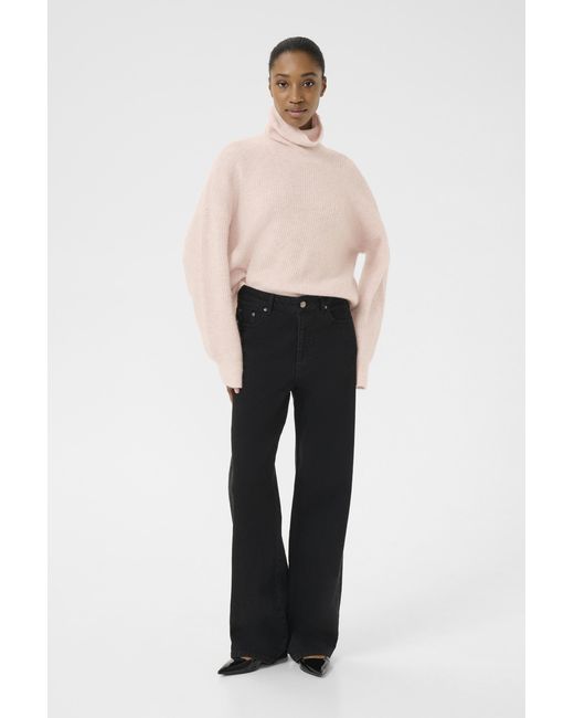 Gestuz Pullover Loose Fit Rose in het Multicolor