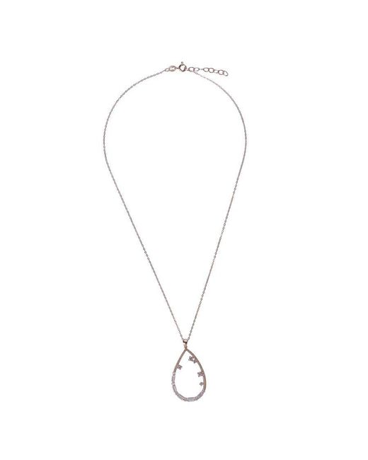 Orphelia Metallic 'Islia' 925 Sterling Chain With Pendant