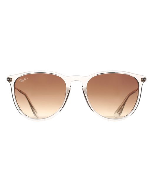 Ray-Ban Brown Round Transparent Light Gradient Rb4171 Erika