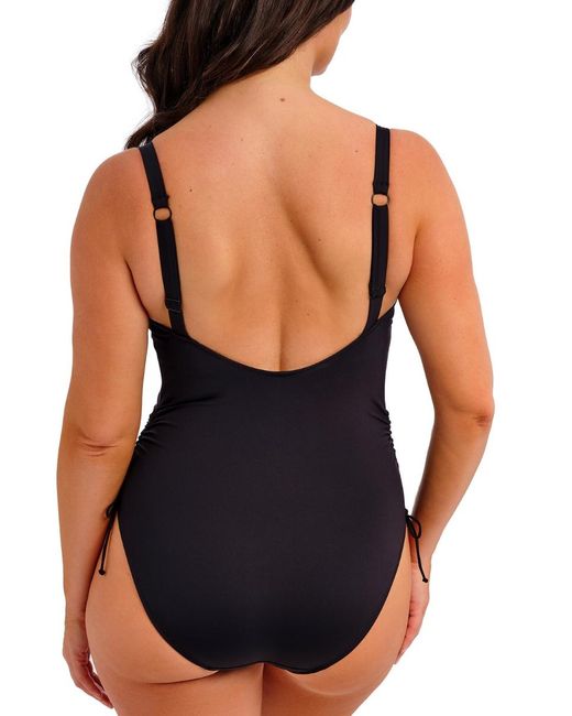 Fantasie Black Merissa Non-Wired Plunge Swimsuit