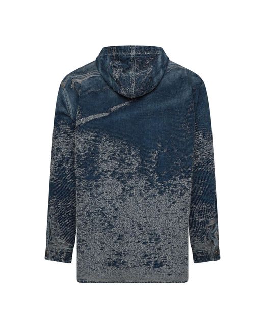 DIESEL Blue D Dewnys Hood for men