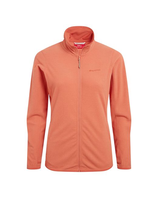 Craghoppers Orange Ladies Anya Nosilife Fleece Jacket Sandstone)