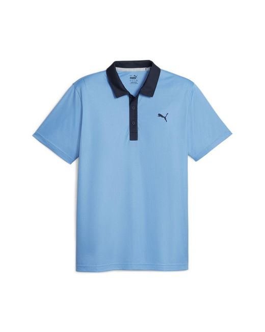 PUMA Blue Gamer Golf Polo Shirt for men