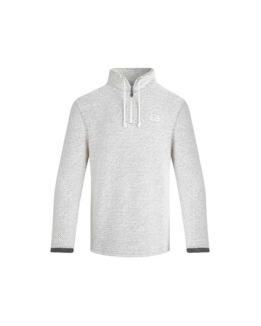 Weird Fish White Cruiser Macaroni Quarter Zip Pullover for men