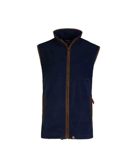 Raging Bull Fleece Gilet (marine) in het Blue voor heren