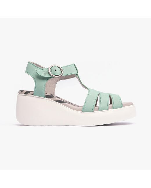 Fly London Blue Duma955Fly Sandals Spearmint