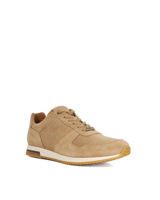 Dune Natural Trilogy Lace-Up Runner Trainers for men