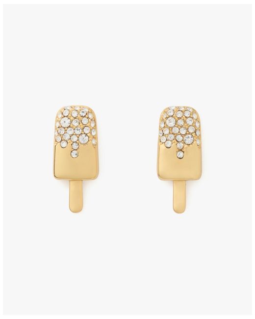 Kate Spade White Fast Food Ice Pop Studs