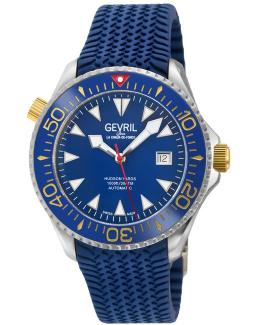Gevril Blue Hudson Yards 48803R Swiss Automatic Sellita Sw200 Watch for men