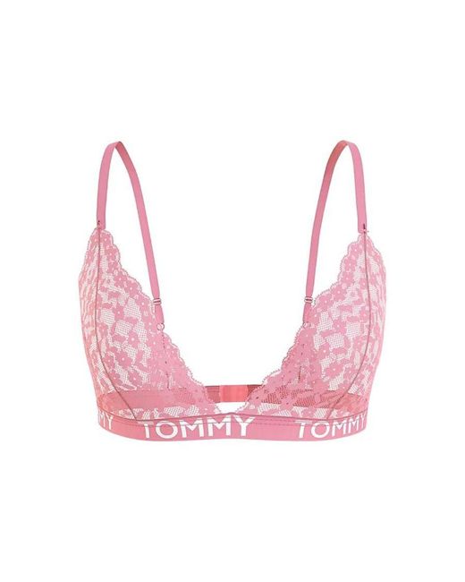 Tommy Hilfiger Pink Uw0Uw02769 Triangle Bra