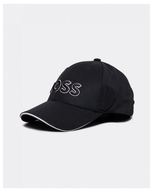 Boss Black Boss Us-1 Stretch-Piqué Cap With Embroidered 3D Logo for men