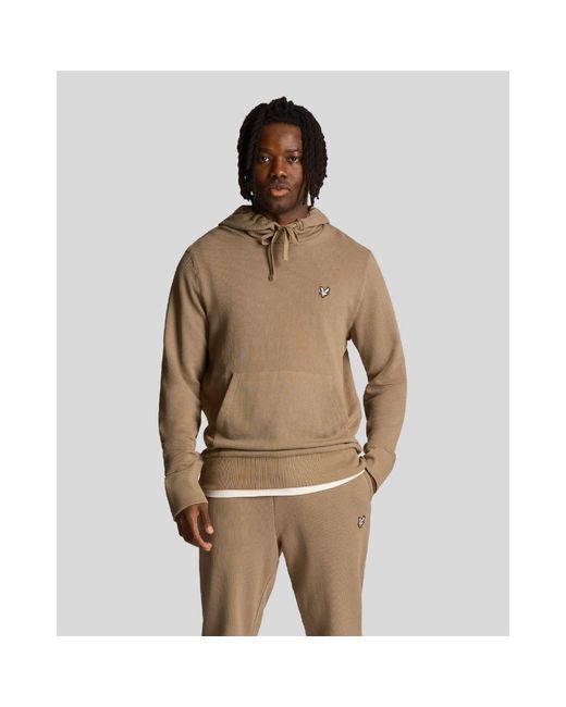 Lyle & Scott Brown And Utility Hoodie for men