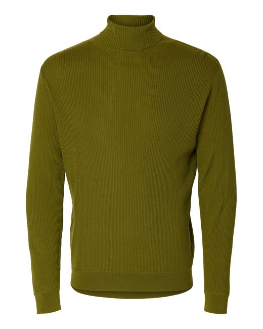 SELECTED Pullover in het Green voor heren