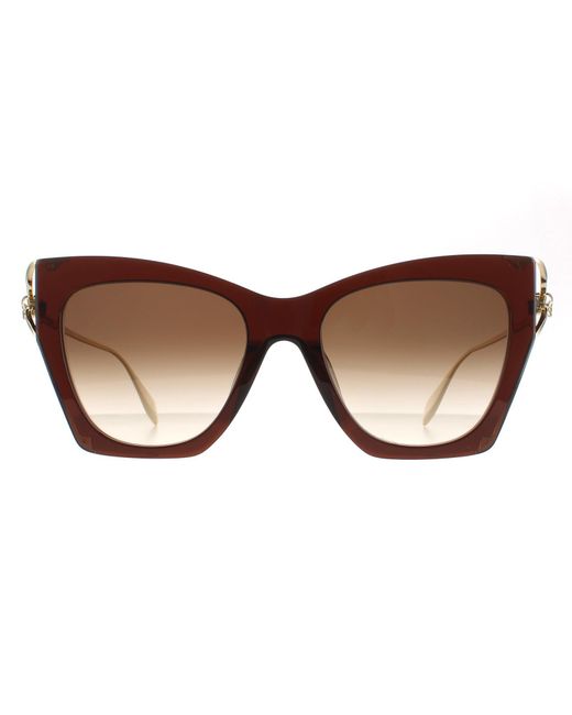 McQueen Brown Cat Eye Gradient Am0375S