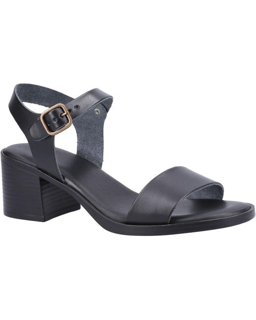 Hush Puppies Blue Gabby Ladies Heeled Sandals