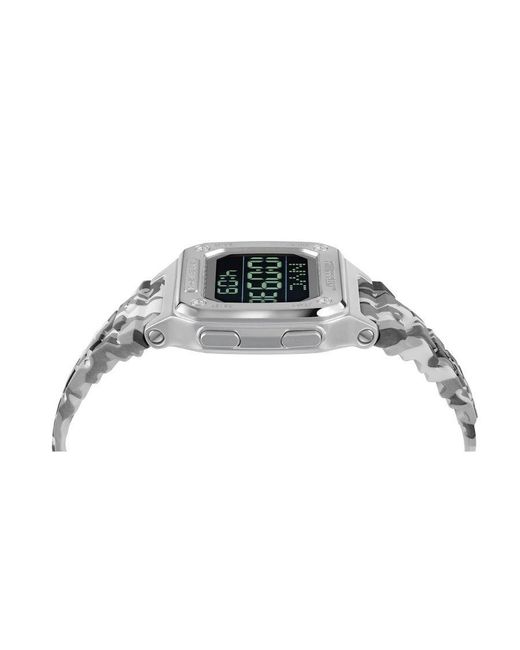 Philipp Plein Gray Hyper $Hock Watch Pwhaa1522 Silicone
