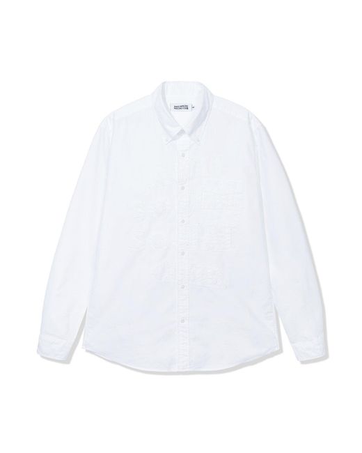ANTI SOCIAL SOCIAL CLUB White Anti Social Club Assc Mind Games Oxford Shirt