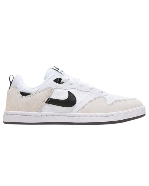 Nike White Sb Alleyoop Trainers Textile for men