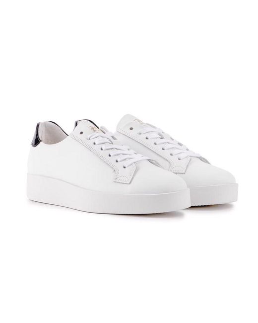 Barbour White International Bianca Trainers