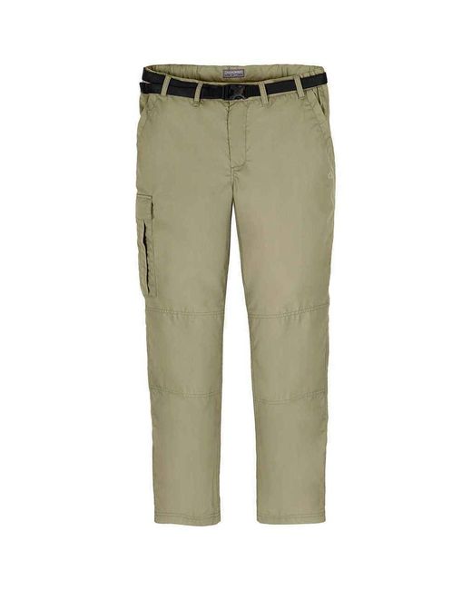 Craghoppers Green Expert Kiwi Tailored Trousers (Pebble) for men