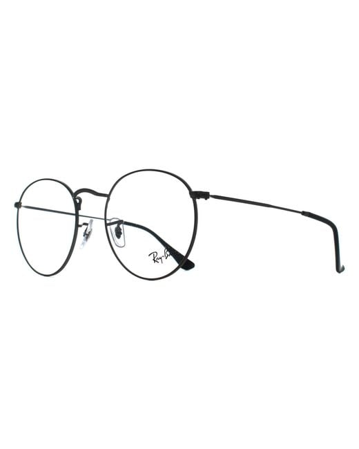 Ray-Ban Brown Round Gunmetal Rx3447V Metal