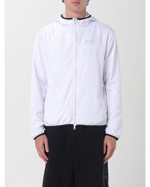 EA7 Capuchonjack in het White voor heren