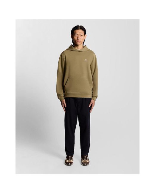 Lyle & Scott Green And Weave Hoodie for men