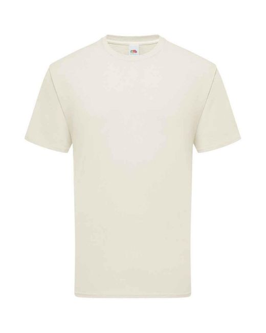 Fruit Of The Loom White Ringspun Premium T-Shirt for men