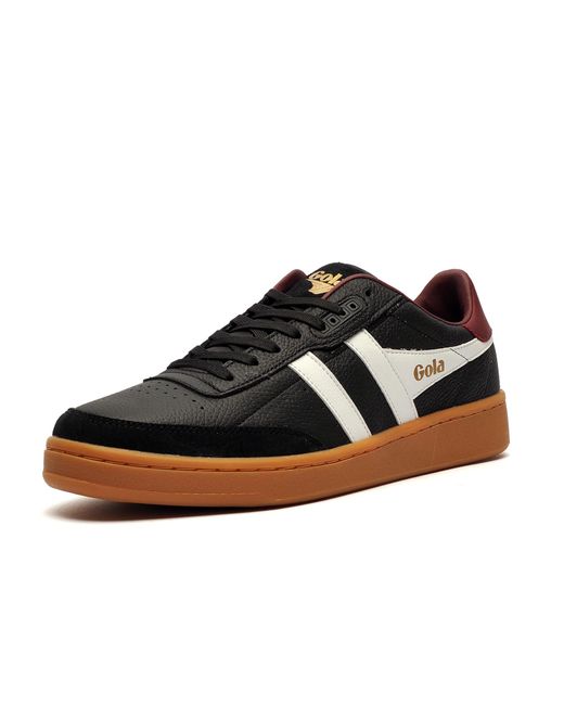 Gola Black Classics Contact Leather Trainers for men