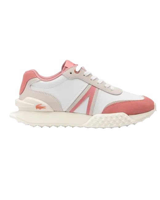 Lacoste Pink Damen Sneaker "L-Spin Deluxe" Leder