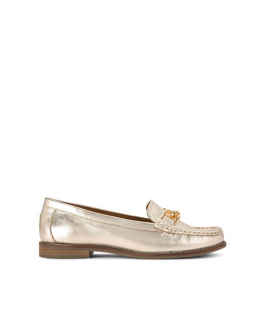 KG by Kurt Geiger Natural Leather Marnie Loafers