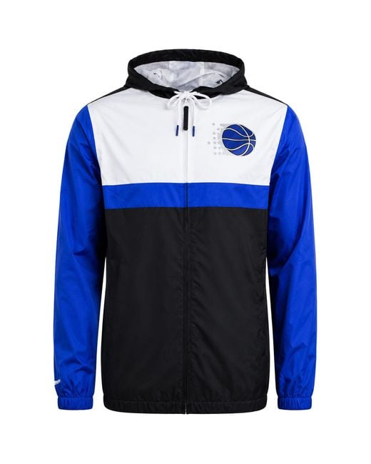 Mitchell & Ness Blue Nba Orlando Magic Margin Of Victory Jacket for men