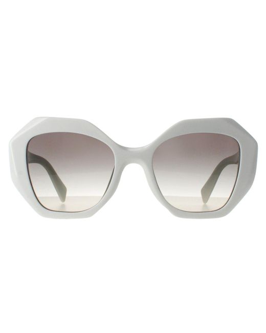 Prada Gray Square Ivory Gradient Pr16Ws
