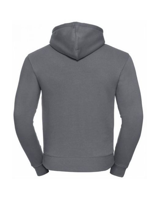 Russell Gray Authentic Hooded Sweatshirt Hoodie (Convoy) for men