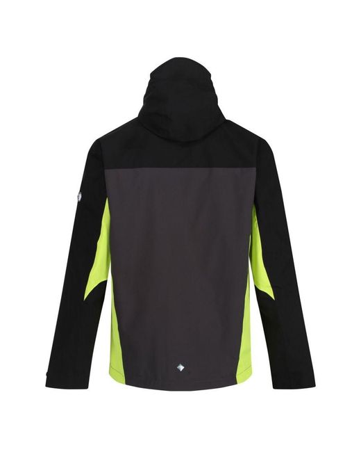 Regatta Black Birchdale Waterproof Hooded Jacket (Ash/ for men