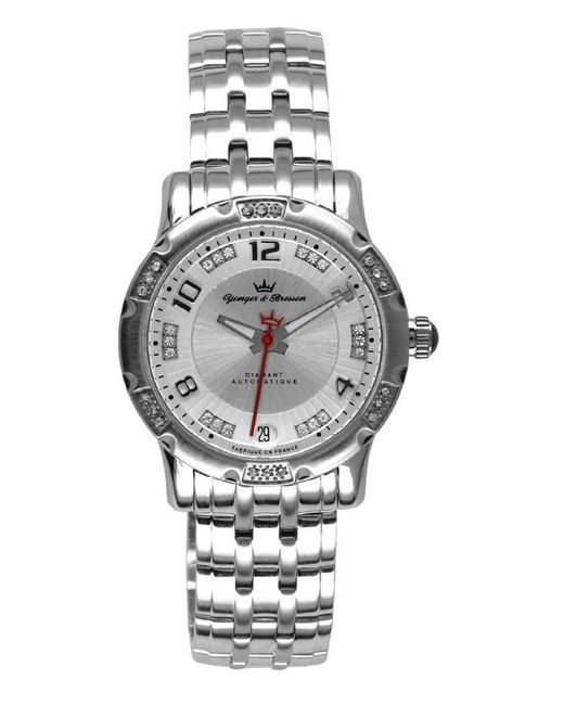 Yonger & Bresson Gray Dial Stainless Steel Watch