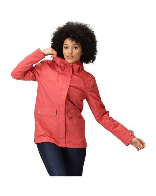 Regatta Red Broadia Waterproof Insulated Jacket Coat