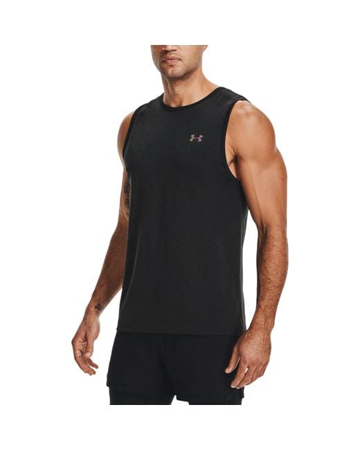 Under Armour Black Vests Tank Top for men