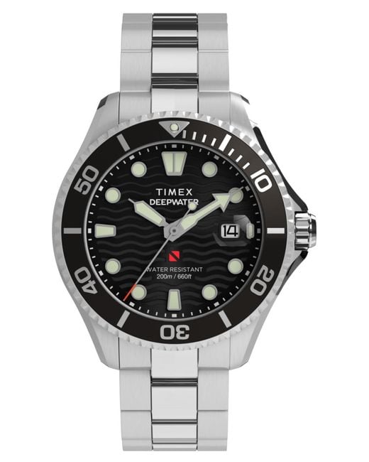 Timex Deep Water Meridian Herren Armbanduhr Tw2W82000 in Metallic für Herren