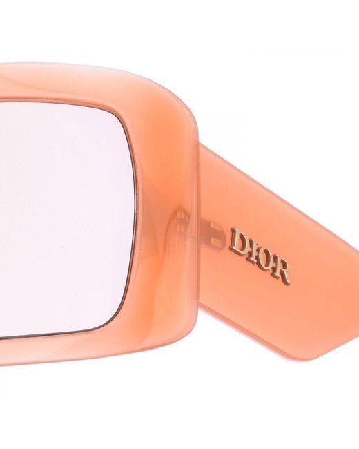 Dior Pink Solight Square-Shaped Acetate Sunglasses