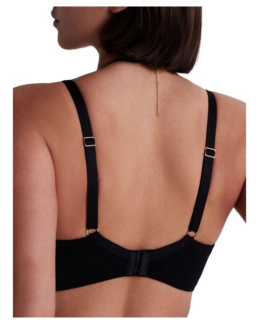 Aubade Black Sumptuous Waves High Apex Push Up Bra