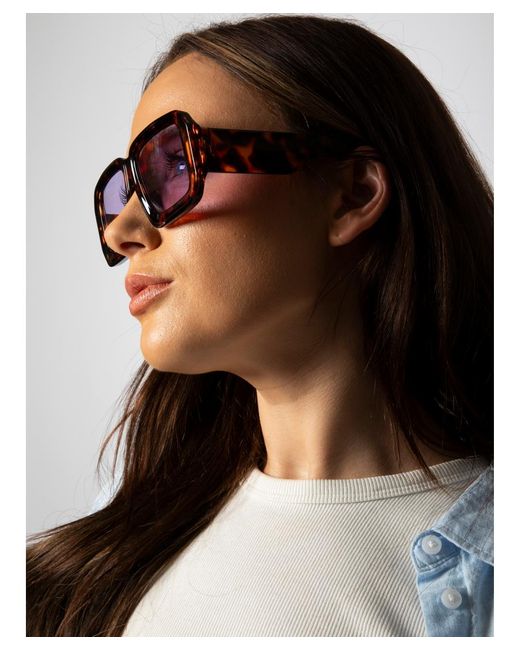 SVNX Blue Oversized Square Frame