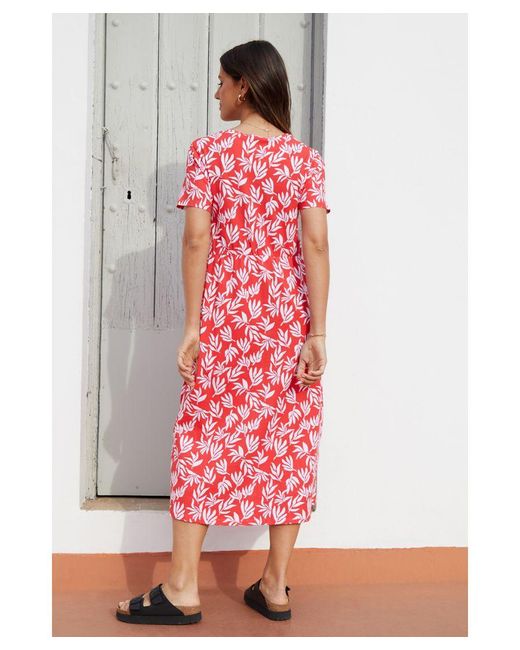Threadbare Pink 'Danni' Cotton Smock-Style Dress