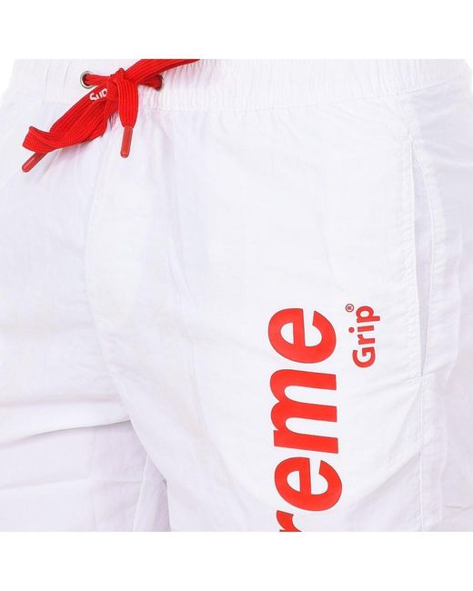 Supreme White Bahamas Boxer Swimsuit Cm-30053-bp Polyamide for men