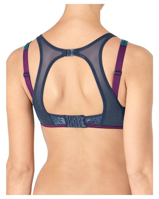 Triumph Blue Triaction Magic Motion Sports Bra